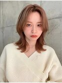 ハイレイヤー/ミディアム・ロング/20代/30代/顔周り・フェイス