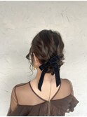 ベロアリボンアレンジ