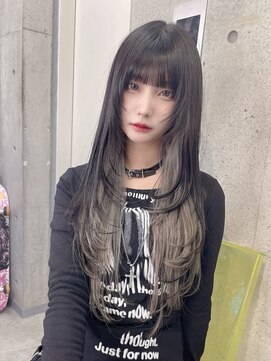 インク 渋谷(INK.) インナーカラー×エクステ50枚×レイヤーカット