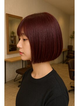 プロデュース 相模大野店(Produce) 流行りのワインレッドカラー