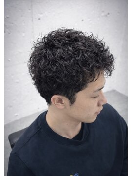 無造作スパイラルショート