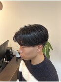 【清潔感◎】ナチュラルメンズセンターパート