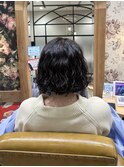 朝ラク！くせ毛風ショートボブ