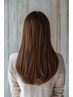 【大人女性の最高ツヤ感ナチュラルストレート】縮毛矯正+カット+Tr￥15800