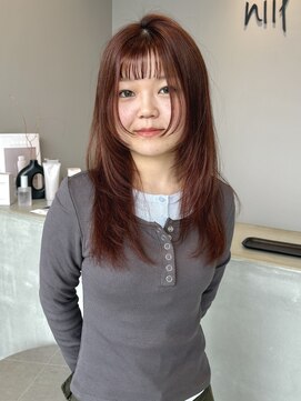 ニール(niil) 【REINA】オレンジブラウン×フェイスレイヤー