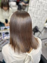 シャルム バイ アローズ 久留米店(CHARM BY AROSE)&nbsp;20代30代40代50代大人可愛いモーヴカラーセミディ