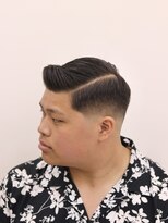 ダリーサード(DALIE third)&nbsp;サイドパート七三分けフェード