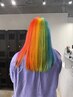 【ルシ指名/個性派にオススメ!】ブリーチあり派手髪カラー¥17,710~