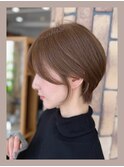 似合わせ大人ショート/すっきり小顔ヘア/ミセス/40代50代60代