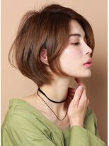ロビー 青山(ROBBY) ショートボブ/前髪長め/小顔ショート/30代/40代