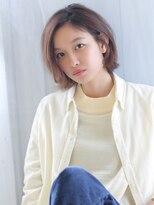 ヘアリゾート ブーケ(hair+resort bouquet) 【bouquet】色気ある大人の耳かけモードボブ。
