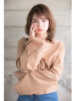 ミンクス 青山店(MINX)&nbsp;ゆるふわミディアムレイヤー　小顔スタイル