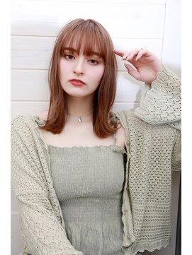 オーシャン(Ocean) [OCEAN Hair&Life藤原純]外ハネ×艶ベージュ☆