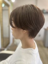 ヌード(NUDE)&nbsp;「NUDE」#ダークアッシュ 濡れ髪 クールショート 耳かけショート