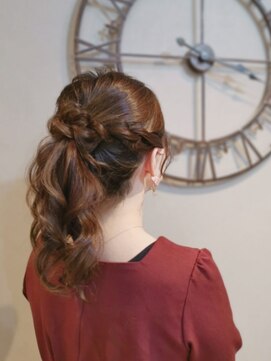 ヘアセットサロン ミント(Hair set salon MINT) アレンジポニーテール