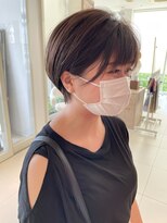 アース 鶴岡店(HAIR&MAKE EARTH)&nbsp;毛先カールショートボブ【EARTH鶴岡】