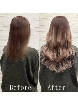 エクステ専門店あるじゃんすー 柏店 ハイミルクティーカラー#シールエクステ#地毛風カラー#柏