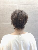 ボネッカ 鶴見(BONECCA)&nbsp;マッシュウルフ×パーマスタイル　石黒聡子