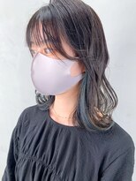 アイティー バイ アルバム 中野店(IT by ALBUM) エメラルドグリーン_ショコラベージュボブルフ_ba341221