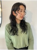 ロングウルフレイヤーハードパーマ