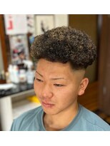 ピシャッとニ代目銀二郎 ジャマイカンアフロ【広島/理容室/古民家バーバー二代目銀二郎】