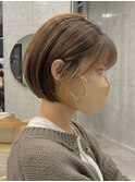 大人ボブ/インナーカラー/似合わせカット/髪質改善[登戸]