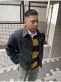スキンフェードツイストスパイラルツーブロックマッシュ86
