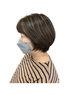 ムニ(MUNI) ＊白髪デザインカラー×ショート＊