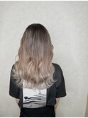 ホワイトミルクティー バレイヤージュ