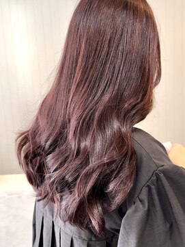 アンダーバーホワイト 広島 本通店(_WHITE) ☆ナチュラルレイヤー韓国風小顔顔まわりカットピンクブラウン