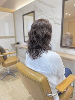 ラポールヘアー(rapport hair)&nbsp;ミディアムハイレイヤー×リッジカール＊