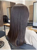 髪質改善トリートメントミルクティーベージュカラーくびれヘア