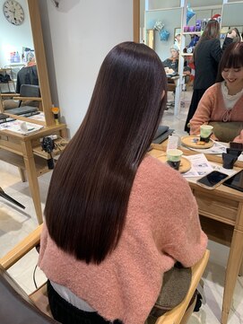 ヘアーメイクブランニュー セントラル 西大寺店(hair make Brand new central) 髪質改善カラーで創るピンクブラウン