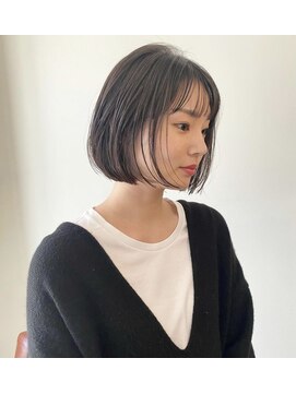 ニール シトロン 名古屋 伏見 丸の内(NEELU citron) 【Neelu_atsunori】切りっぱなしボブ