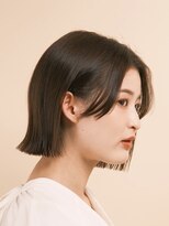 ガーデンヨコハマ(GARDEN YOKOHAMA)&nbsp;ボブ　ホワイトグレージュ　デジタルパーマ　チェリーブラウン