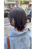 くびれミディアム　暗髪【坂根】
