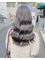 ワンズ リー 上大岡店(One's ly) 前髪/アンブレラカラー/こなれミディ/イメチェン/ウェーブパーマ