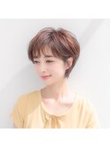 【大人ショートフェミニン】カット&カラーはお任せください♪