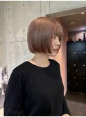 【Tsuki】pink beige/  bob