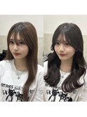 大人可愛い20代30代40代小顔後れ毛顔周りくびれレイヤーカット