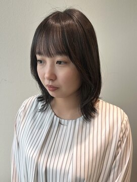 サラ ビューティー サイト 古賀店(SARA Beauty Sight) 外ハネ/ミディアムレイヤー/レイヤー/透明感/20代30代40代