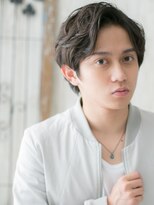 グルーミングサロン バーバー キャッスル 北浦和西口(Grooming salon Barber Castle)&nbsp;20代30代アースカラー前髪パーマメンズショートY北浦和