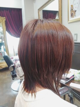 ミュズィー ドゥ ヘア(Musee du hair) ウルフっぽいけどクール過ぎない様なカラー