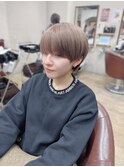 メンズライク ブリーチなし 刈り上げショート 韓国マッシュ