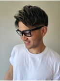 ツーブロックショート