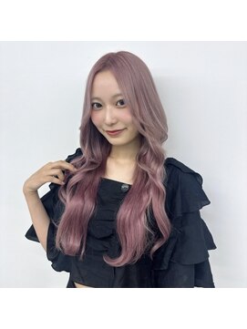 ラピステン 福岡天神 大名店(Lapis) ペールピンク/ブリーチ2回/韓国ヘア