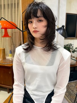 フルール(hair place Fleur) マッシュウルフレイヤー×パーマ