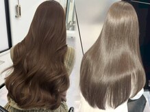 カラーも同時にできる髪質改善縮毛矯正♪イノアカラーがおすすめ★【髪質改善/縮毛矯正】