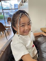 エルバイイエローコーン(ell by YELLOW CORN)&nbsp;前髪ブレイズ/シールエクステメッシュ/イメチェン/ダンスキッズ