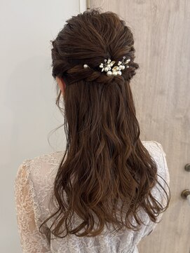 シュピネ(choupinet) お呼ばれハーフアップ